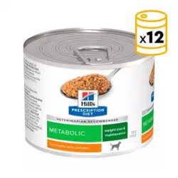 12x200gr Pack de Latas Hills Prescription Diet  Metabolic para perros
