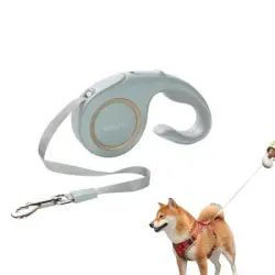 FurryFusion Correa retráctil para perros de 3 m - Verde