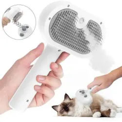 Pawffee Cepillo de vapor recargable 3 en 1 para perros gatos depósito agua - 1 pieza
