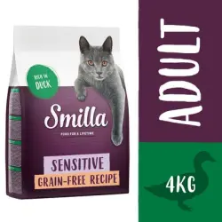 Smilla Adult Sensitive sin cereales con pato - 4 kg