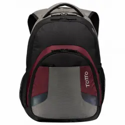 Totto Terbiony Mochila para Portátil hasta 14" Granate/Negro