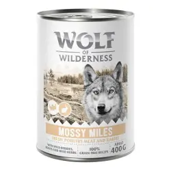 Wolf of Wilderness Expedition 6 x 400 g - Mossy Miles - Ave con conejo