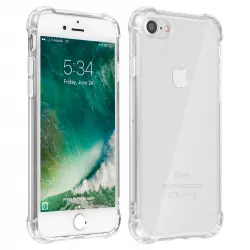 Avizar Funda Protectora de Silicona Transparente con Reforzamiento Antigolpes para iPhone 7 / iPhone 8