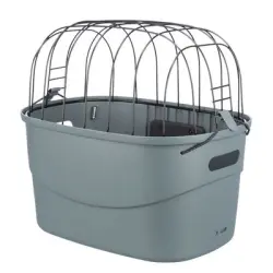 Cesta de bicicleta Trixie gris para perros - 42 x 30 x 39 cm (L x An x Al)