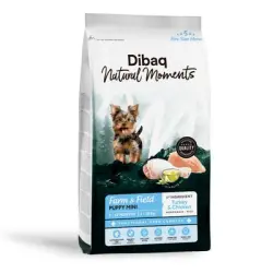 Dibaq Natural Moments 5 Star Pavo y Pollo Cachorro razas pequeñas - 2 kg