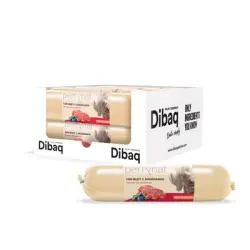 Dibaq Perrynat Salchicha Buey y arándanos para perros - 8 Salchichas x 800 g