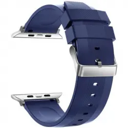Ksix Buckle Correa Intercambiable, Compatible Con Series Urban Y Apple Watch 42/44/45/49mm, Azul