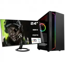 PCBYTE Rippel24 Pc Intel Core i7-12700F/32GB/1TB SSD/RTX 3060 + Monitor 24" FHD 100Hz