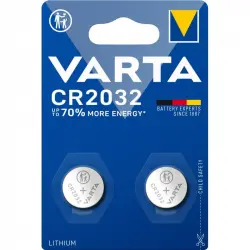 Varta Pack 2 Pilas Botón de Litio CR2032 3V