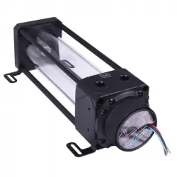 Alphacool Eisbecher Aurora RGB Depósito de Expansión con Bomba de Agua