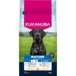 Eukanuba Mature Pienso Pollo para perros de razas grandes y gigantes - 15 kg