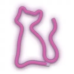 Forever Neon Led Light Cat Pink