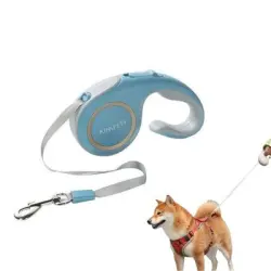FurryFusion Correa retráctil para perros de 3 m - Azul