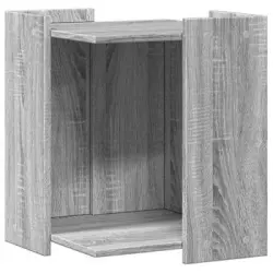 Mueble Arenero Para Gatos Madera Gris Sonoma 42x42x51 Cm Vidaxl