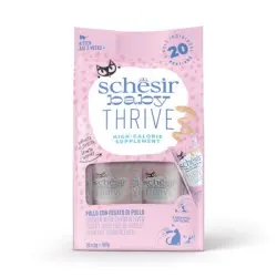 Schesir Baby Thrive 20 x 8 g - Pollo con hígado de pollo