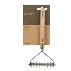Söfure Rake Cepillo Rastrillo para Perros y Gatos, 18,5 x 8 x 2 cm