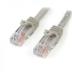 Startech Cable de Red Ethernet Cat5e RJ45 sin Traba Snagless 5m Gris