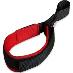 UAMLY Correa para perros con correa de muñeca - rojo
