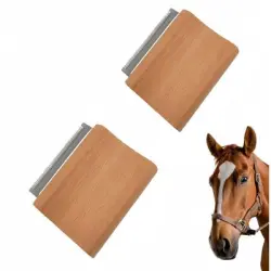 ZooVenture Cepillo de aseo y masaje para caballos, gatos y perros - 11 cm