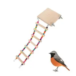 ZooVenture Escalera de madera para pájaros - B