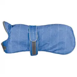 Abrigo De Invierno Para Perros Belfort Talla M 45 Cm Azul 67864 Trixie