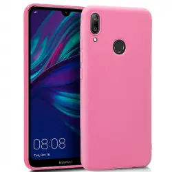 Cool Funda Silicona Rosa para Huawei Y7 (2019)