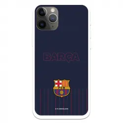 Funda Licencia Oficial FC Barcelona Barsa Fondo Azul para iPhone 11 Pro