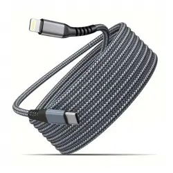 Klack Cable Carga Rápida Aluminio Irrompible USB-C a Lighting 2 Metros