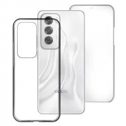 Max Power Digital Funda Doble Cara 360 Grados Silicona Transparente Para Oppo Reno 12