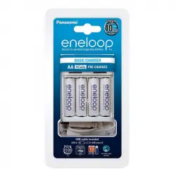 Panasonic Eneloop BQ-CC61 Cargador USB 4 Pilas AA/AAA + 4 Pilas Mignon 1900mAh