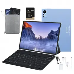 Vanwin S39 LTE 10.1" 4/64GB Azul + Funda + Teclado Bluetooth + Bolsa + Stylus + MicroSD 128GB