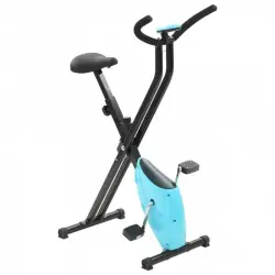 VidaXL X-Bike Bicicleta Estática con Resistencia de Cinta Azul
