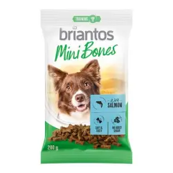 Briantos Mini Huesos para perros - 200 g con salmón