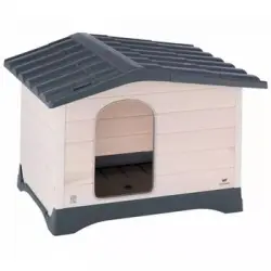 Caseta Para Perros Lodge 90 Gris 88x72x66 Cm 87248099 Ferplast