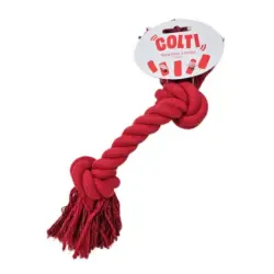 Colti Cuerda de Nudos Roja  para Perros, 18 cm