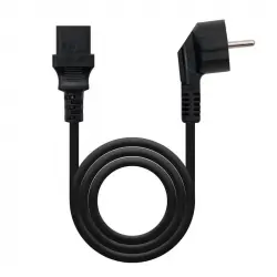 Nanocable Cable de Alimentación CPU CEE7 Macho/C13 Hembra 3m Negro