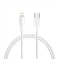 PcCom Essential Cable Lightning a USB-C 2m Blanco