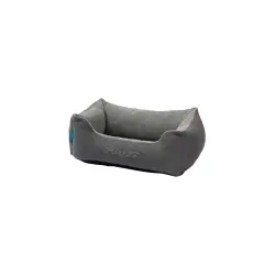 ROGZ Cama Durban Denim Gris para perro - L (90 x 59 x 29 cm)
