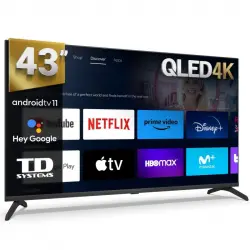 TD Systems PRIME43C19GLQ 43" QLED UltraHD 4K HDR10