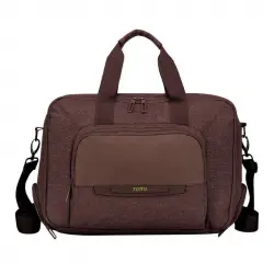 Totto Zocalo Maletín para Portátil hasta 14" Granate