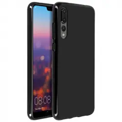 Avizar Funda de Silicona Flexible Negra para Huawei P20 Pro