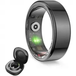 Ksix Saturn Anillo Inteligente Talla XL 21,4mm 15mAh Negro