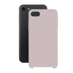 Ksix Soft Silicone Funda Rosa para iPhone 7/8/SE 2020