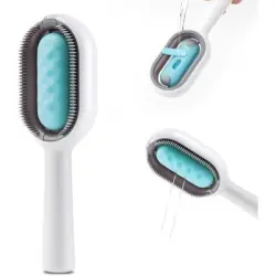 Pawffee Cepillo de baño 2 en 1 con depósito de agua para perros/gatos - 1 pieza