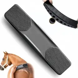 ZooVenture Cepillo 6 en 1 para el aseo y masaje de caballos - 1 pieza