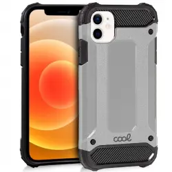 Cool Funda Hard Case Plata para iPhone 12 Mini