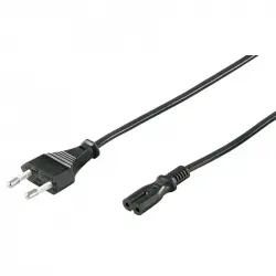 Goobay Cable de Alimentación IEC-320/C7 50cm Negro