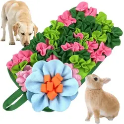 HausPets Tapete de búsqueda floral 2 en 1 de 45x25 cm - 1 artículo