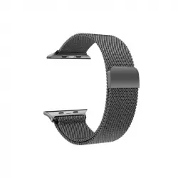 Ksix Metal Correa Intercambiable, Compatible Con Series Urban Mini Y Apple Watch 38/40/41mm, Negro