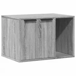 Mueble Arenero Para Gatos Madera Gris Sonoma 60x40x40 Cm Vidaxl